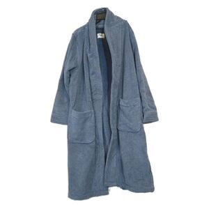 Plush Blue Robe with Pockets
